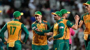 AP/Ricardo Mazalan : South Africa beat Afghanistan by nine wickets in the first semi-final of ICC T20 World Cup 2024 on Thursday (June 27).