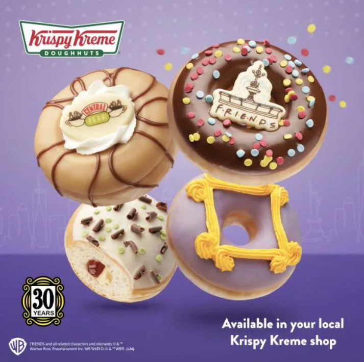 Krispy Kreme Launches FRIENDS Inspired Donuts - Krispy Kreme/ Warner Bros