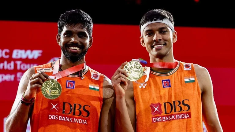 Satwiksairaj Rankireddy and Chirag Shetty recently clinched an outstanding victory at the Thailand Open 2024. - ChairmanIOCL/X