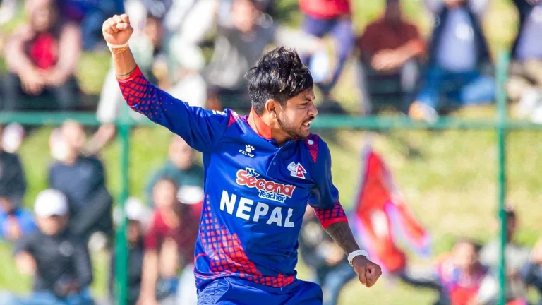 The Cricket Association Of Nepal announced on 30 May that Sandeep Lamichhane was going to miss the tournament. - Photo: X/ @Sandeep25