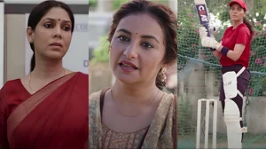 YouTube : Sakshi Tanwar, Divya Dutt, and Saiyami Kher in 'Sharmajee Ki Beti'