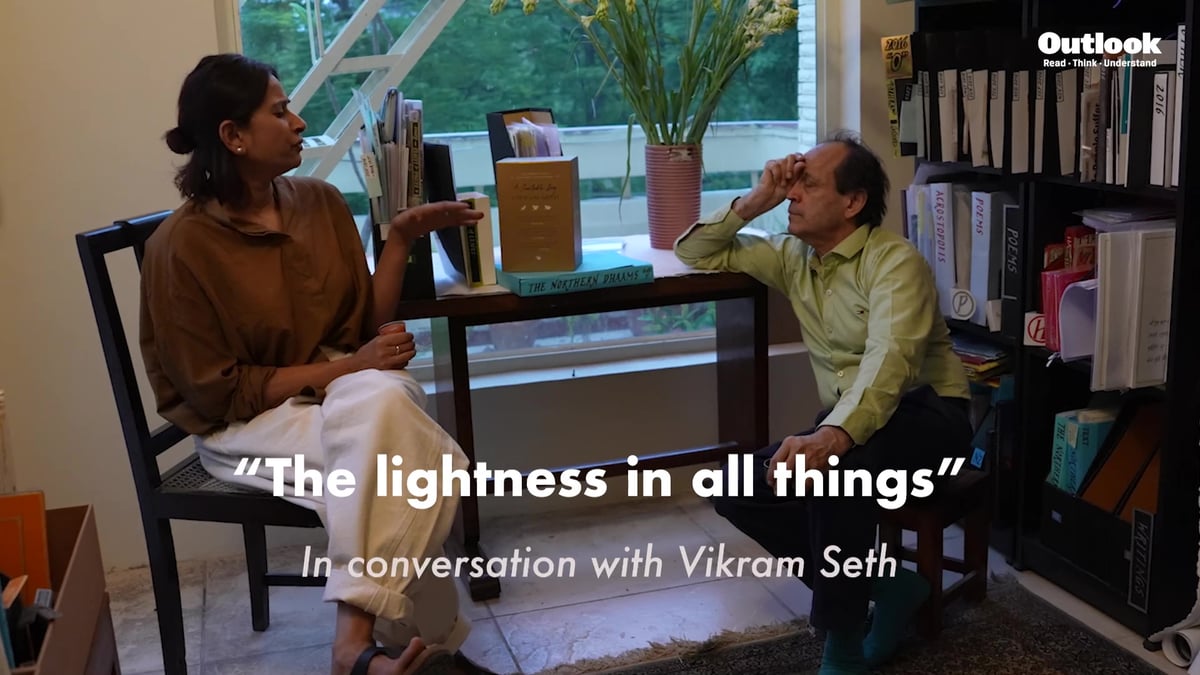 The Lightness in All Things | Outlook's Editor Chinki Sinha in Conversation with Vikram Seth