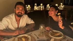 Image courtesy: theprivatechefsclub : Athiya Shetty and KL Rahul's wedding anniversary celebrations