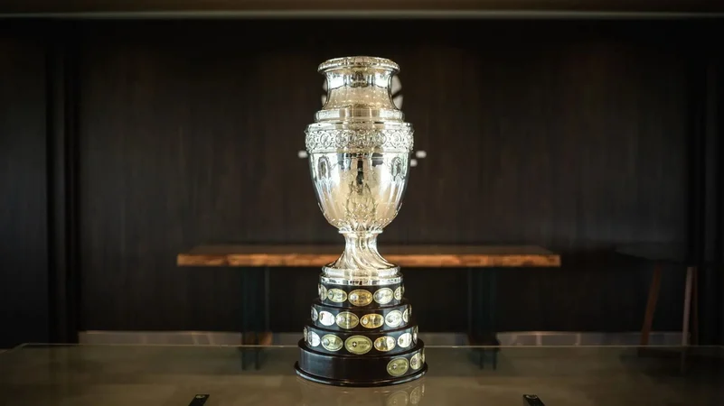 The original Copa America trophy