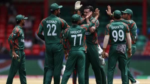 ICC : Bangladesh Cricket Team in the Super 8 stage of the ICC T20 World Cup 2024.