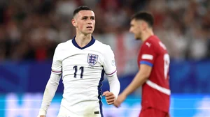 Phil Foden celebrates England's opening Euro 2024 victory on Sunday