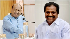 X/@ombirlakota and @Tamil_Selvan__
 : L: NDA's consensus candidate for Lok Sabha speaker post Om Birla | R: Opposition's nomination K Suresh 