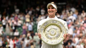 doublefauIts/X : Marketa Vondrousova is out of Wimbledon 2024.