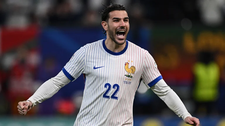 Theo Hernandez sent France through to the semi-finals of Euro 2024 - null