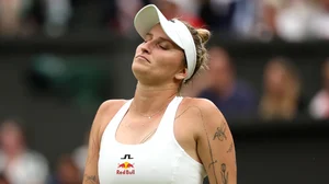 Marketa Vondrousova is out of Wimbledon.
