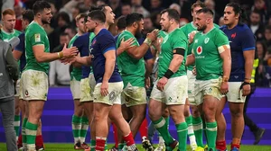 Photo: AP/Daniel Cole : The Irish Rugby team.