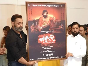 CM Eknath Shinde with Actor Bobby Deol