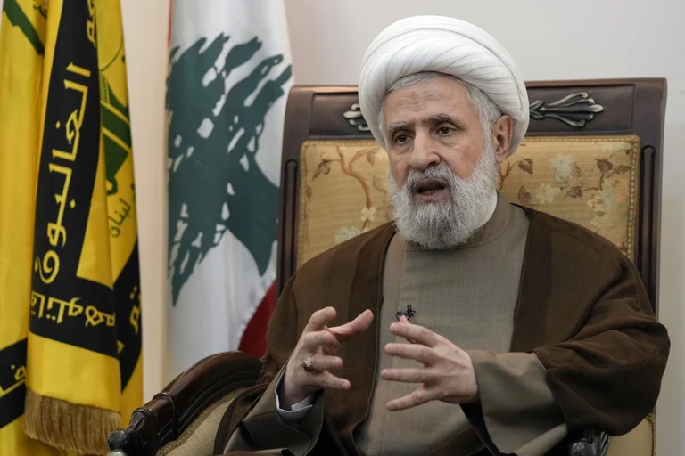 Hezbollah's deputy leader Sheik Naim Kassem | - AP
