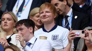 Ed Sheeran visited the England camp