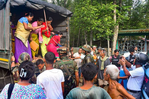 Resettlement of displaced people of Manipur