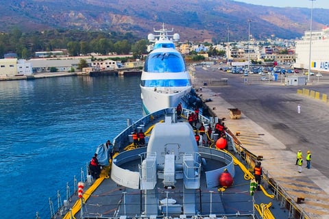 INS Tabar visits Souda Bay