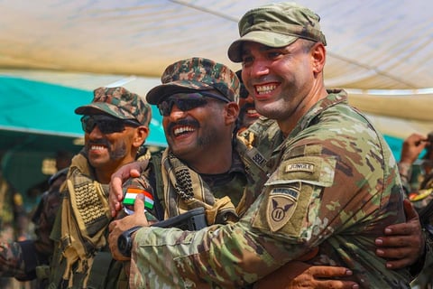 India-America joint military exercise