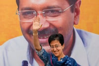 | Photo: PTI/Shahbaz Khan : Atishi, New chief minister of Delhi