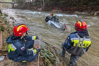 | Photo: Tomasz Fijolek/KG PSP via AP : Central Europe Floods: Firefighters work at a cite of a flooding in Poland