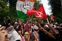 | Photo: AP/Mukhtar Khan : Jammu & Kashmir Assembly poll results