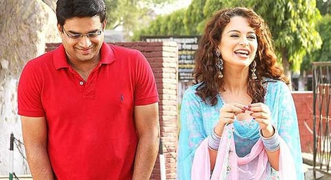 Madhavan and Kangana Ranaut in 'Tanu Weds Manu'