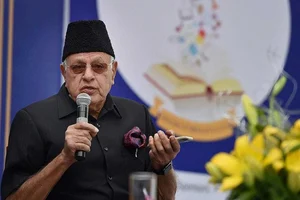 PTI : National Conference (NC) president Farooq Abdullah |