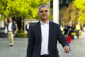 File Pic : London Mayor Sadiq Khan 