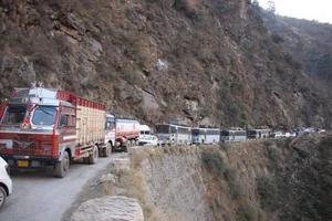 File Photo : Urgent repairs for Jammu-Srinagar Highway |