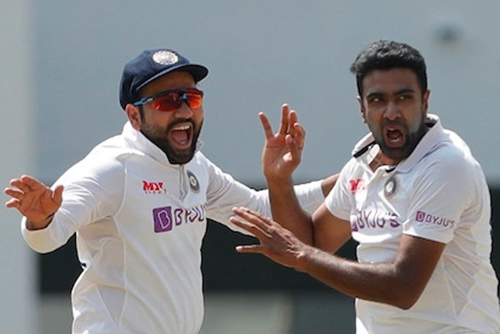 File Photo : Ravichandran Ashwin has praised his skipper Rohit Sharma on his YouTube channel.