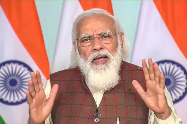 Prime Minister Narendra Modi in his monthly Mann Ki Baat live broadcast - null