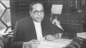 Archival image of BR Ambedkar.