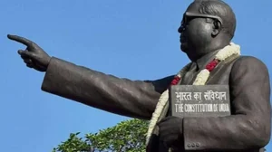 Statue of Dr BR Ambedkar, the Father of the Indian Constitution