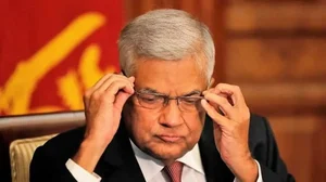 Sri Lankan President Ranil Wickremesinghe