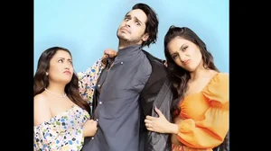 Neha Kakkar, Priyank Sharma and Dhanashree Verma in 'O Sajna'