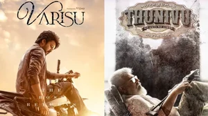 Posters of 'Varisu' and 'Thunivu'