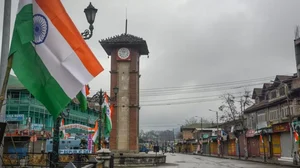 Clock tower locally knows as Ghanta Ghar in Srinagar.(File photo)