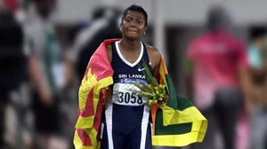 Susanthika won a silver medal in 200m at the 2000 Sydney Games.