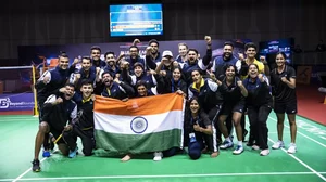 India players pictured after securing their first-ever medal in the continental tournament.