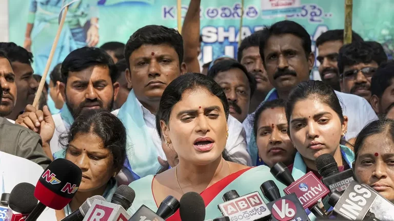 YSR Telangana Party chief Y.S. Sharmila | - PTI