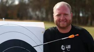 Matt Stutzman holds the record for hitting the farthest accurate shot in archery.