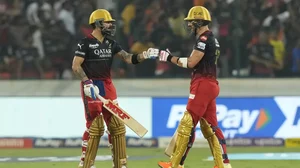 In the previous match, Kohli and du Plessis strung together a 172-run opening wicket partnership.