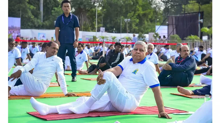 International Yoga Day 2023: Yoga session in Jabalpur - null