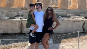 Serena Williams, Alexis Ohanian, and Alexis Olympian Ohanian Jr