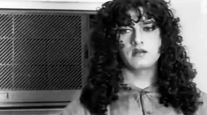 Crossing Over: Sreengrab from Hindi films Baazi in which lead male actors famously performed in drag