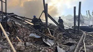 Russian attack in Kryvyi Rih, Ukraine