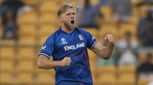 File image of England cricketer David Willey.