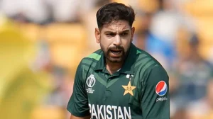 Pakistan bowler Haris Rauf