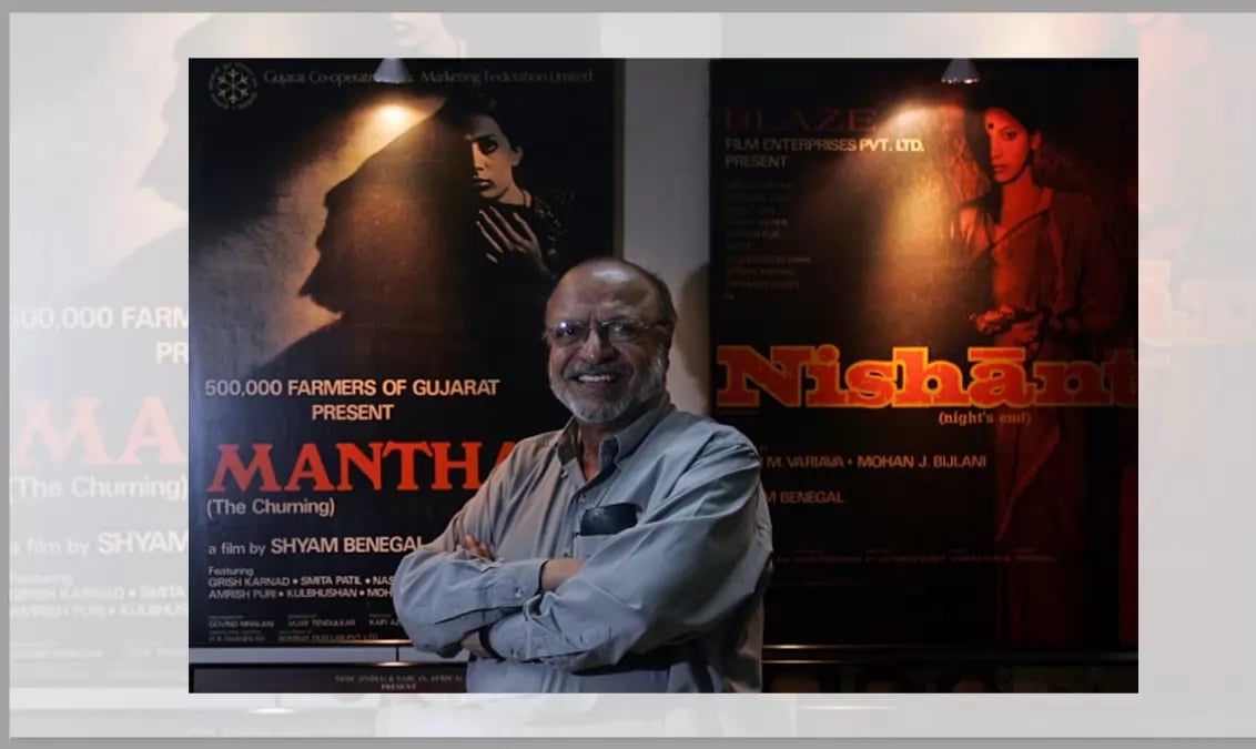 X : Indian director and screenwriter Shyam Benegal.