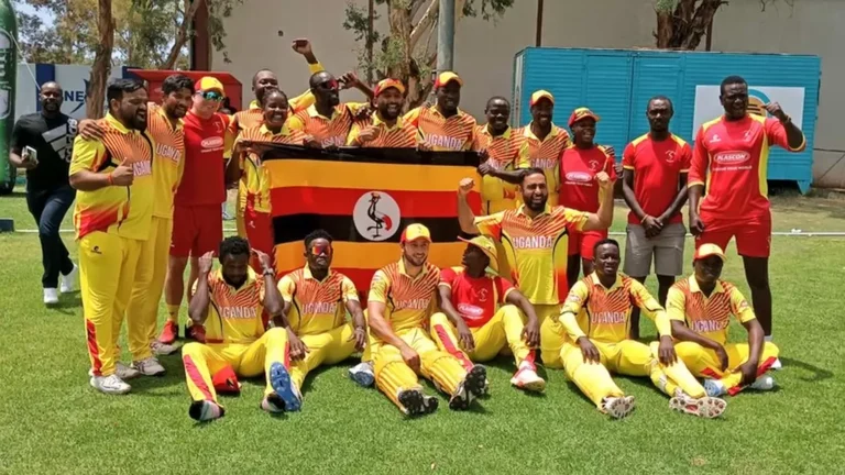 A joyous Ugandan National Cricket team - null