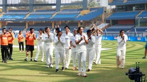 India Women's Cricket Team celebrate historic win over Australia